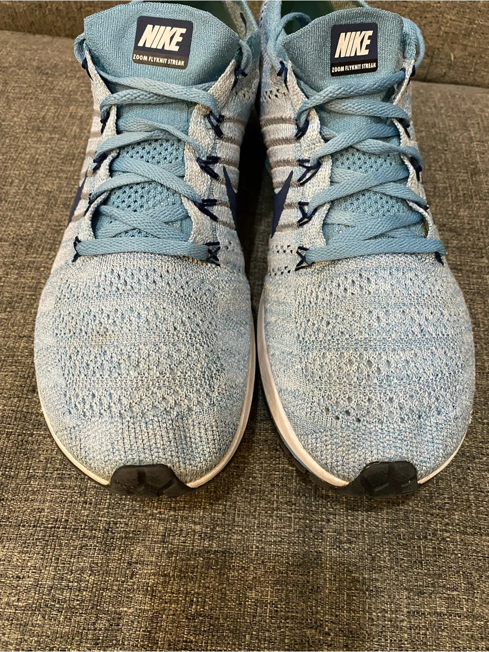 Nike Zoom Flyknit Streak Blue Sneakers Men’s Size 11.5